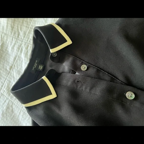 Black & White professional yet flirty Ann Taylor dress - Picture 3 of 5